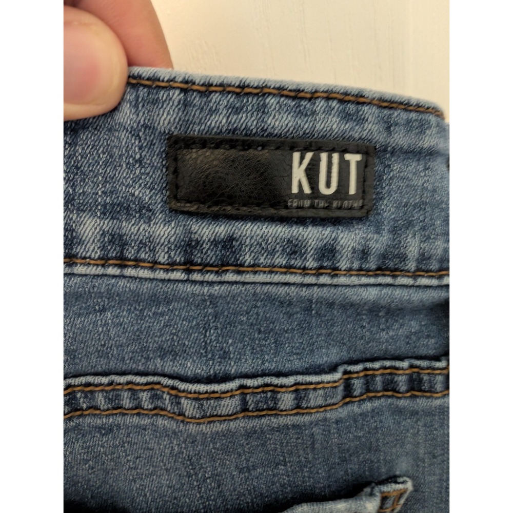 KUT from the Kloth Straight Leg Women's Size 14 Denim Blue Jeans - Picture 3 of 9